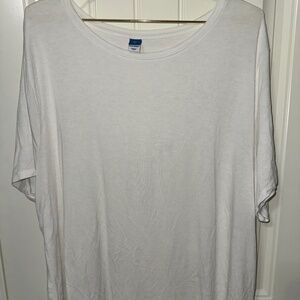 Old Navy Luxe Short Sleeve White